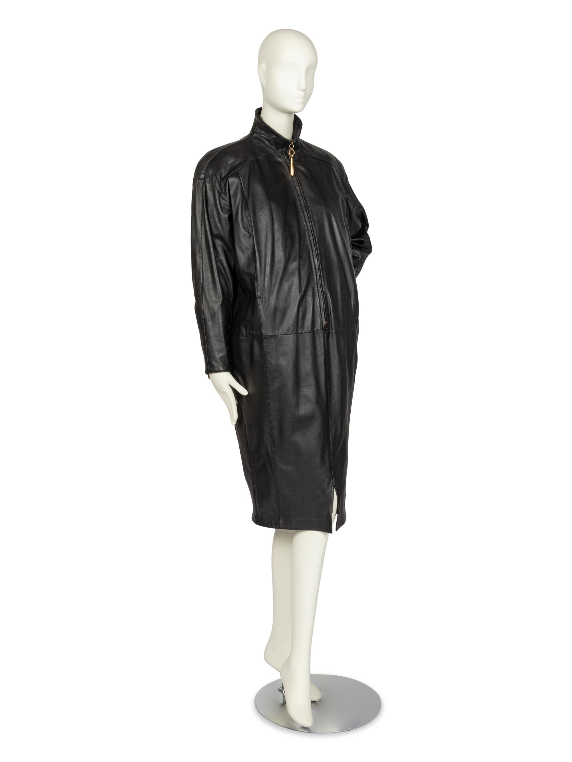 Six Designer Leather Items: Fendi & Gianfranco Ferre, 1980s