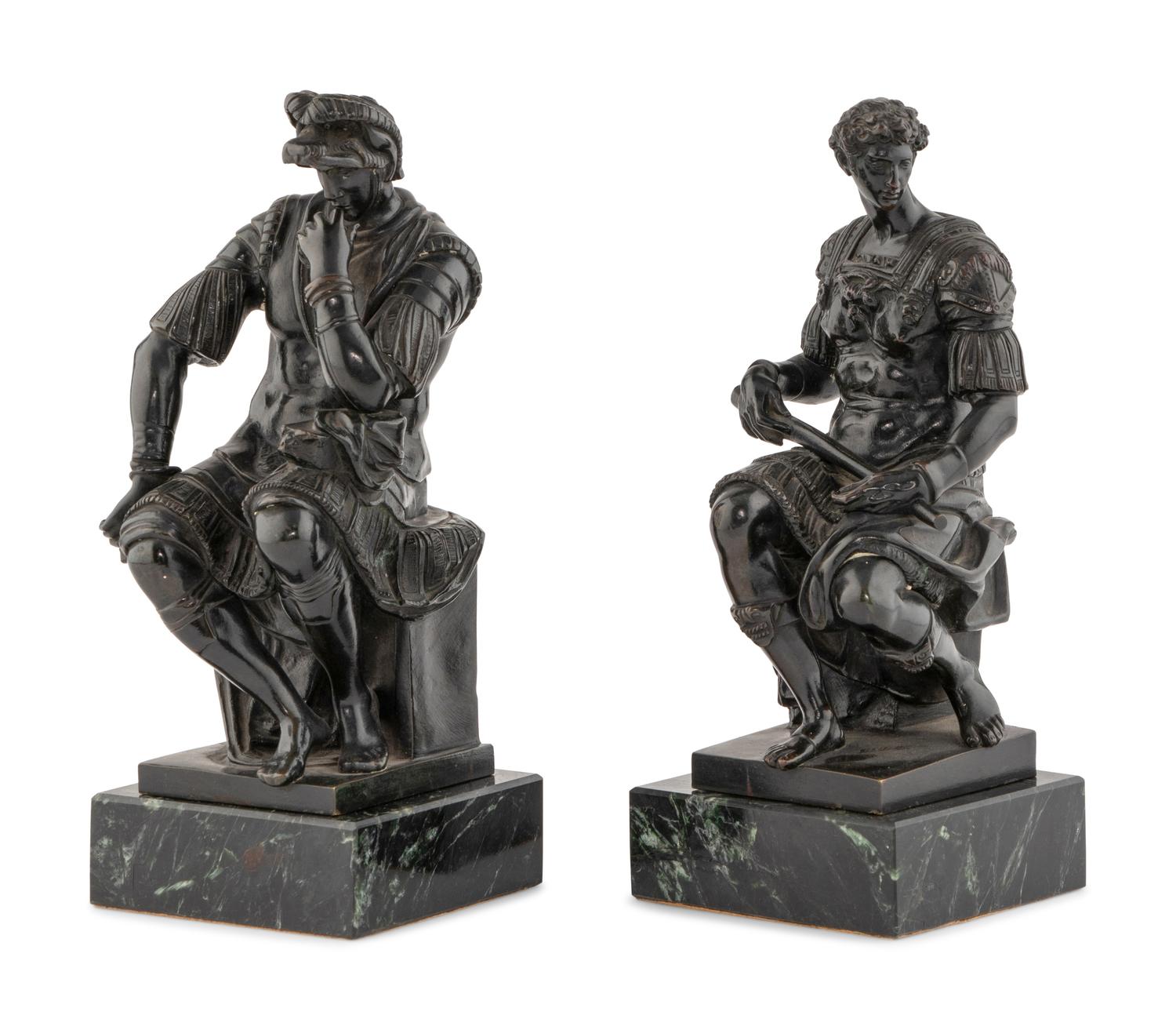 A Pair of Continental Grand Tour Bronze Figures
