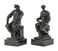 A Pair of Continental Grand Tour Bronze Figures