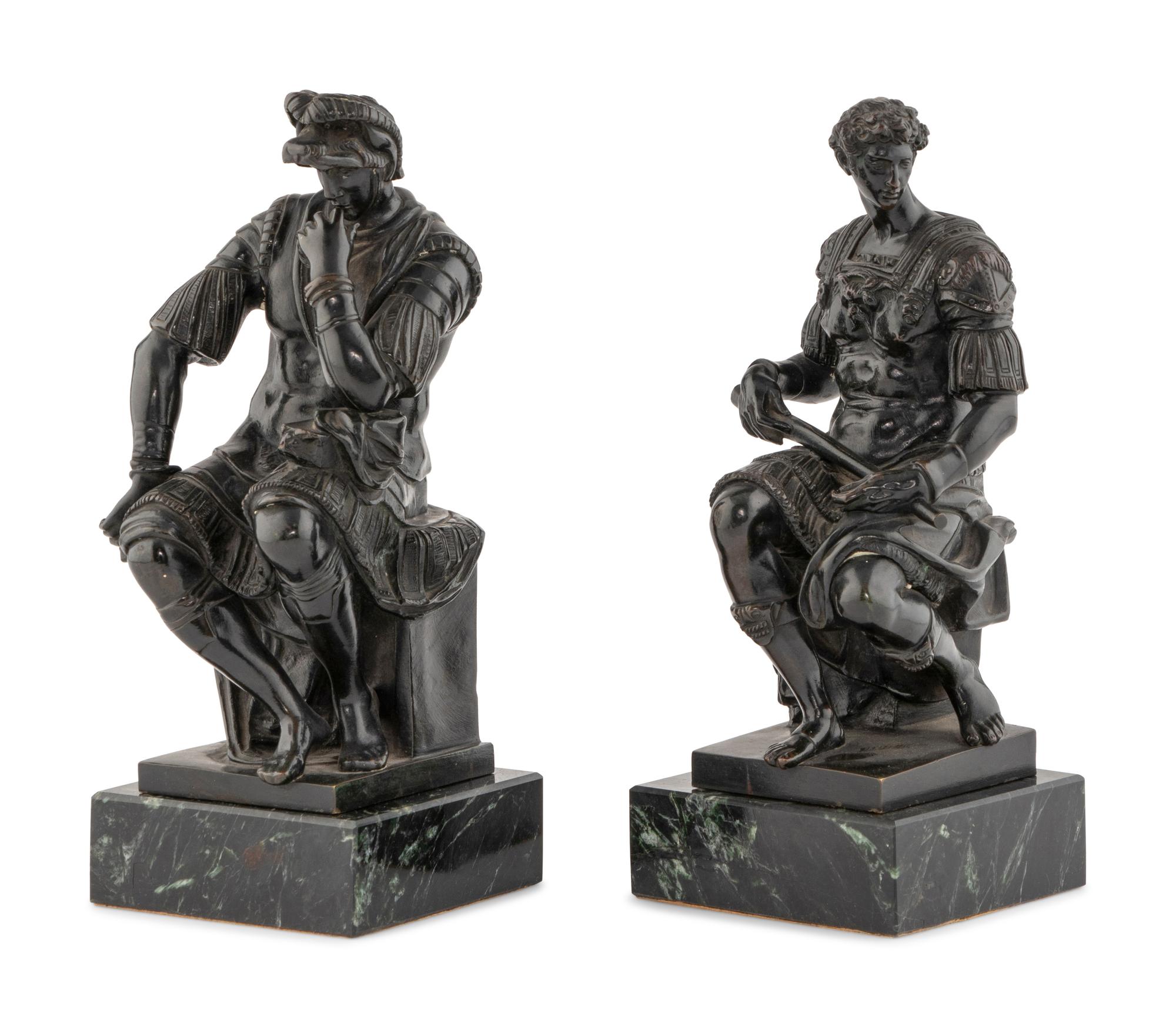 A Pair of Continental Grand Tour Bronze Figures