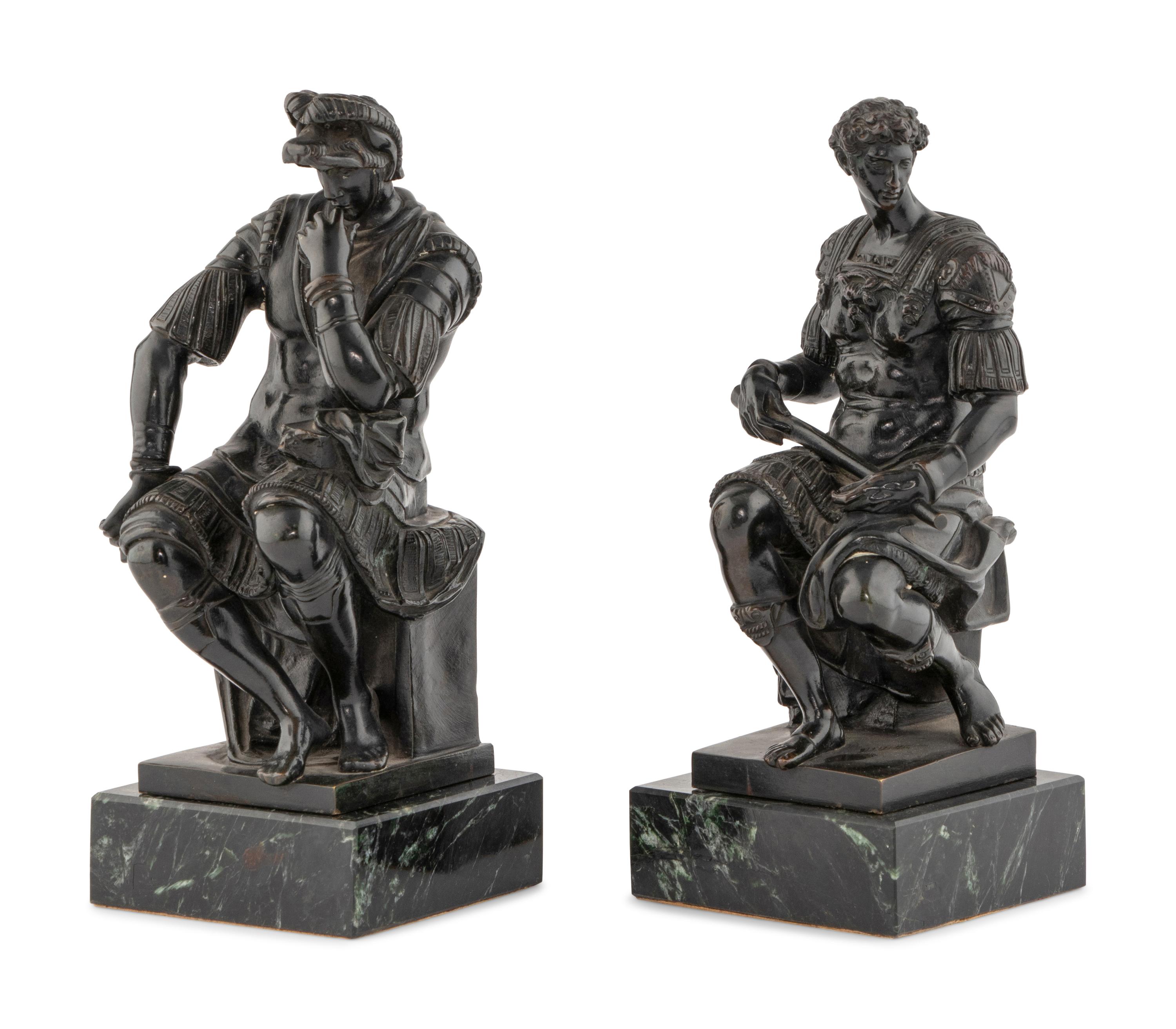A Pair of Continental Grand Tour Bronze Figures