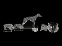 A Group of Lalique Table Articles