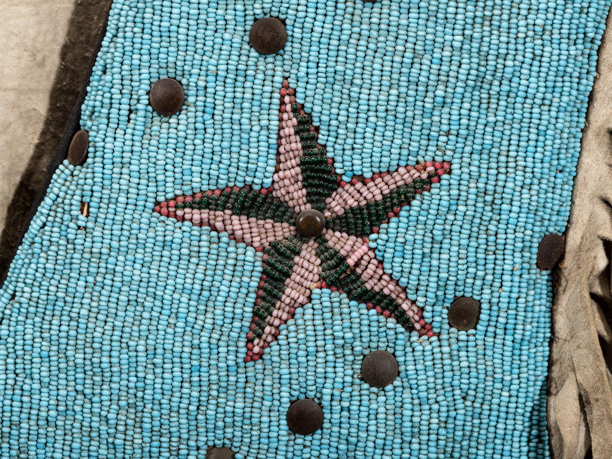 Blackfeet Beaded Hide Vest