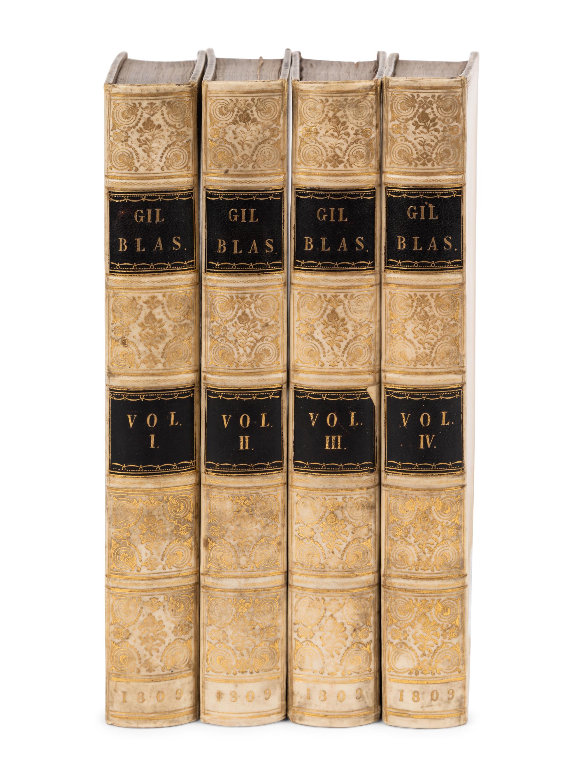 LE SAGE, Alain Rene (1668-1747). The Adventures of Gil Blas. London: Printed for Longman, Hurst, Rees, and Orme, 1809.