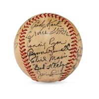 A 1947 Boston Braves Team Signed Autograph Baseball