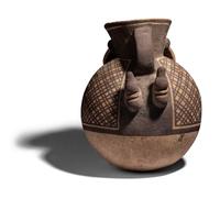 A Chancay Bichrome Vessel