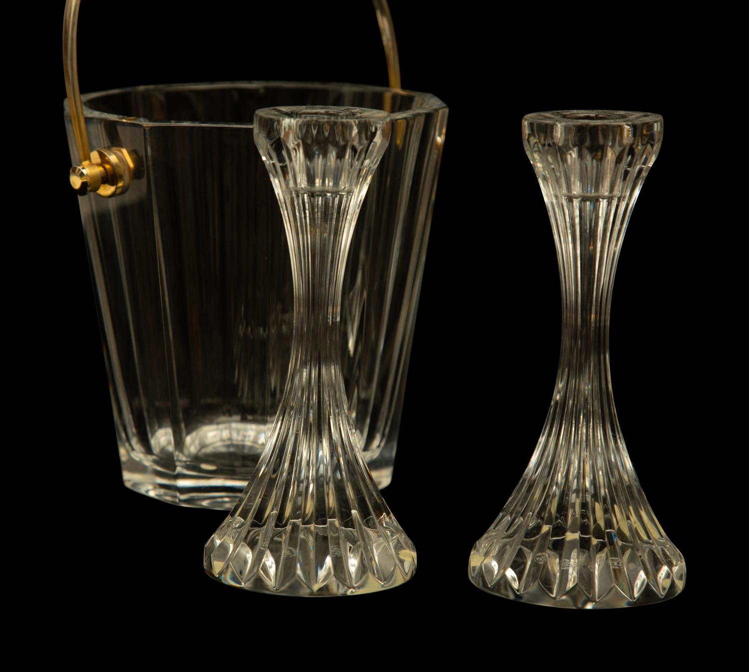 A Group of Baccarat Glass Articles