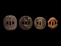 Four Japanese Metal Tsuba