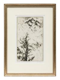 Mt. Wilson and Narrow Gauge Trestle , Artist's Proof