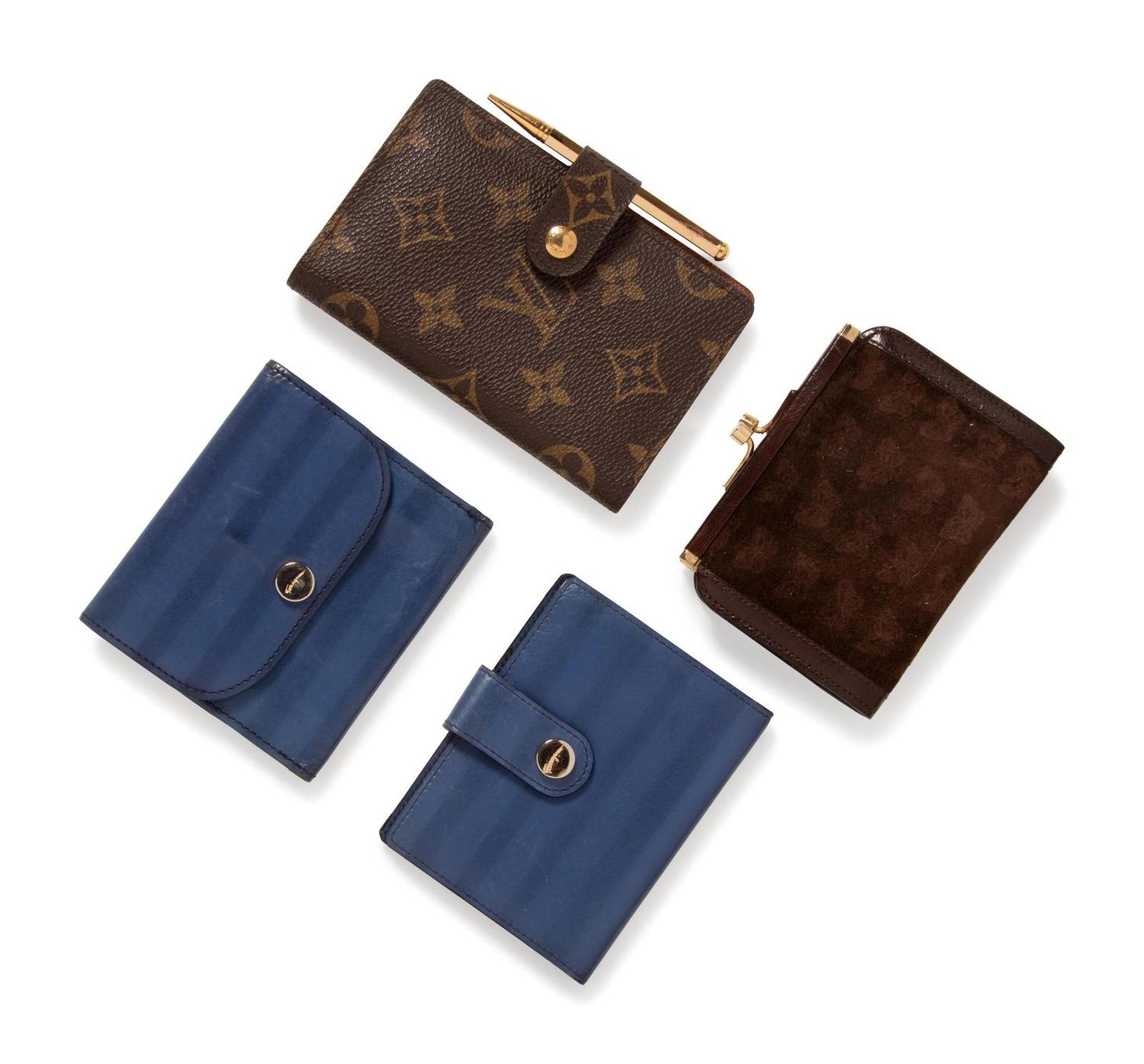 Designer Wallets & Cases, 1980-2000s: Louis Vuitton, Ferragamo, Bottega Veneta & Mont Blanc