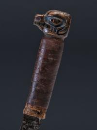 Northwest Coast Carved and Painted Dagger