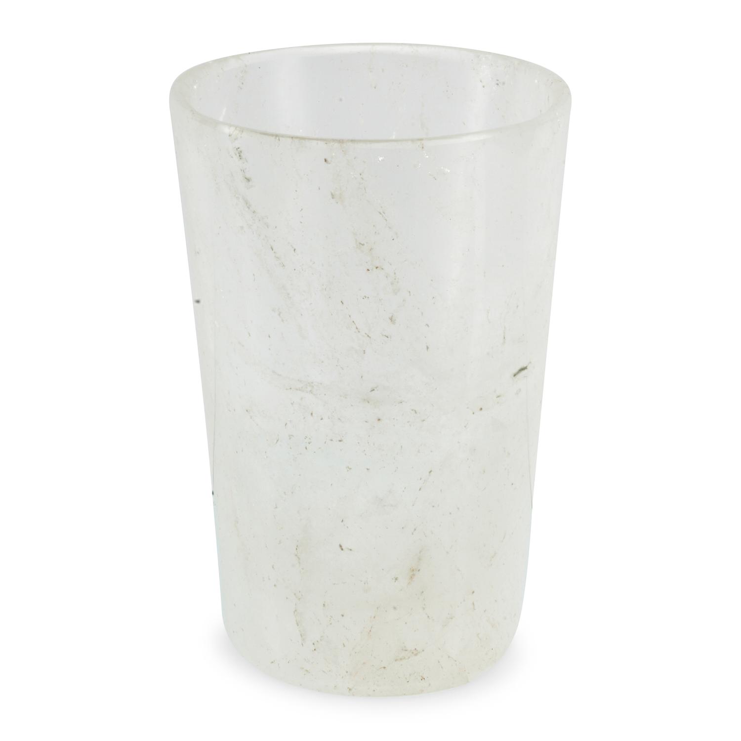 A Set of Twelve Carved Rock Crystal Tumblers