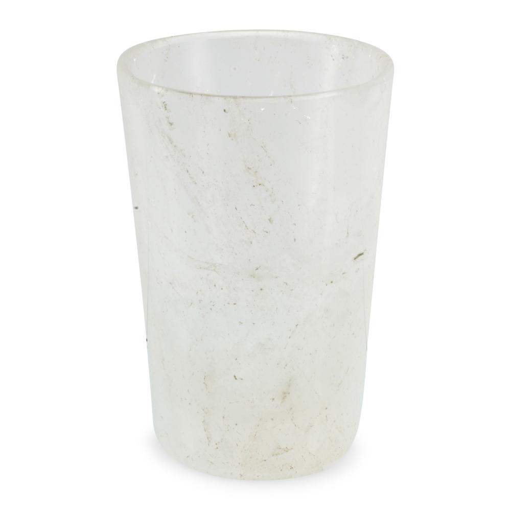 A Set of Twelve Carved Rock Crystal Tumblers