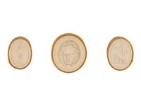 Sixteen Framed Groups of Grand Tour Plaster Intaglios