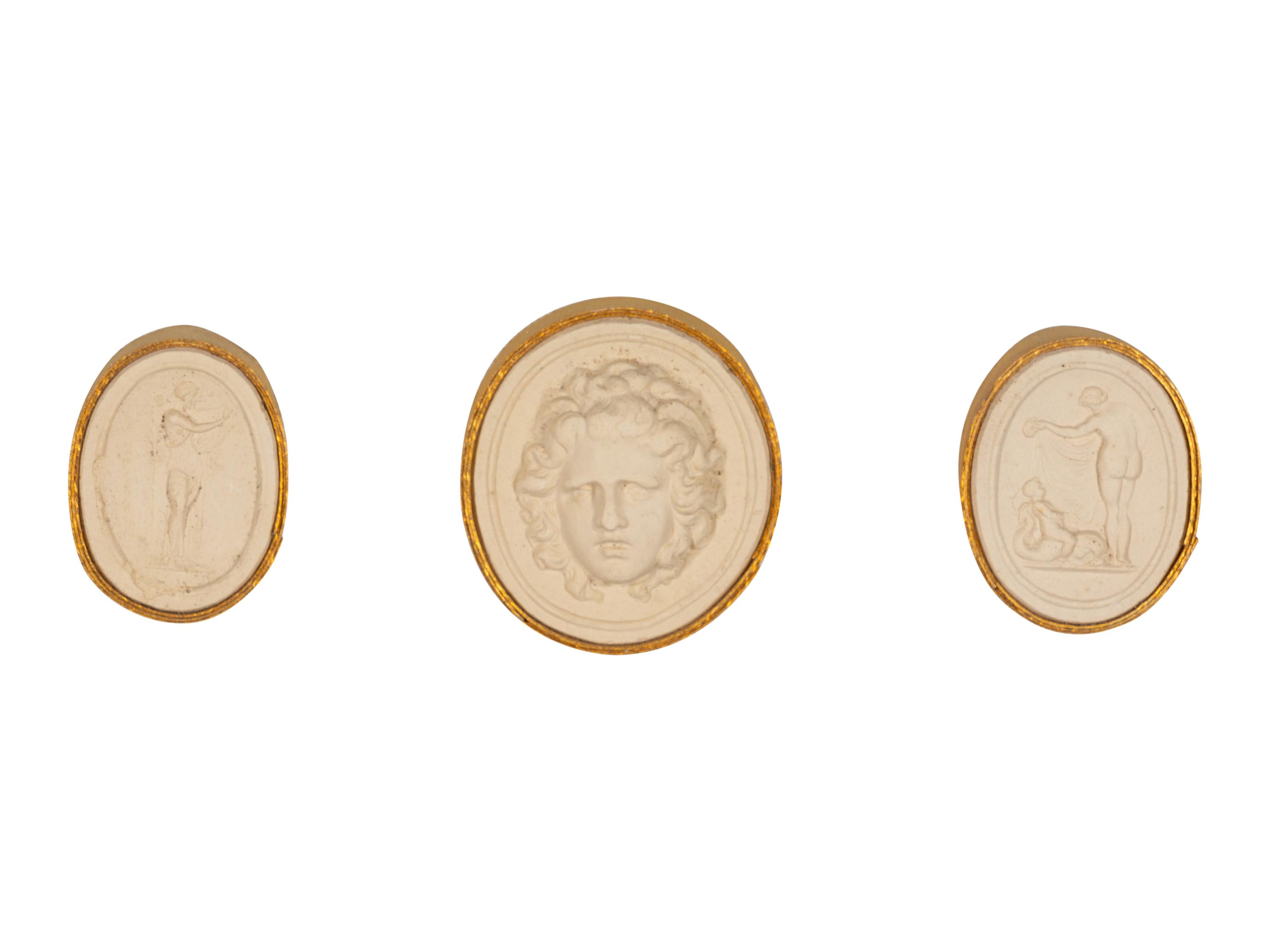 Sixteen Framed Groups of Grand Tour Plaster Intaglios