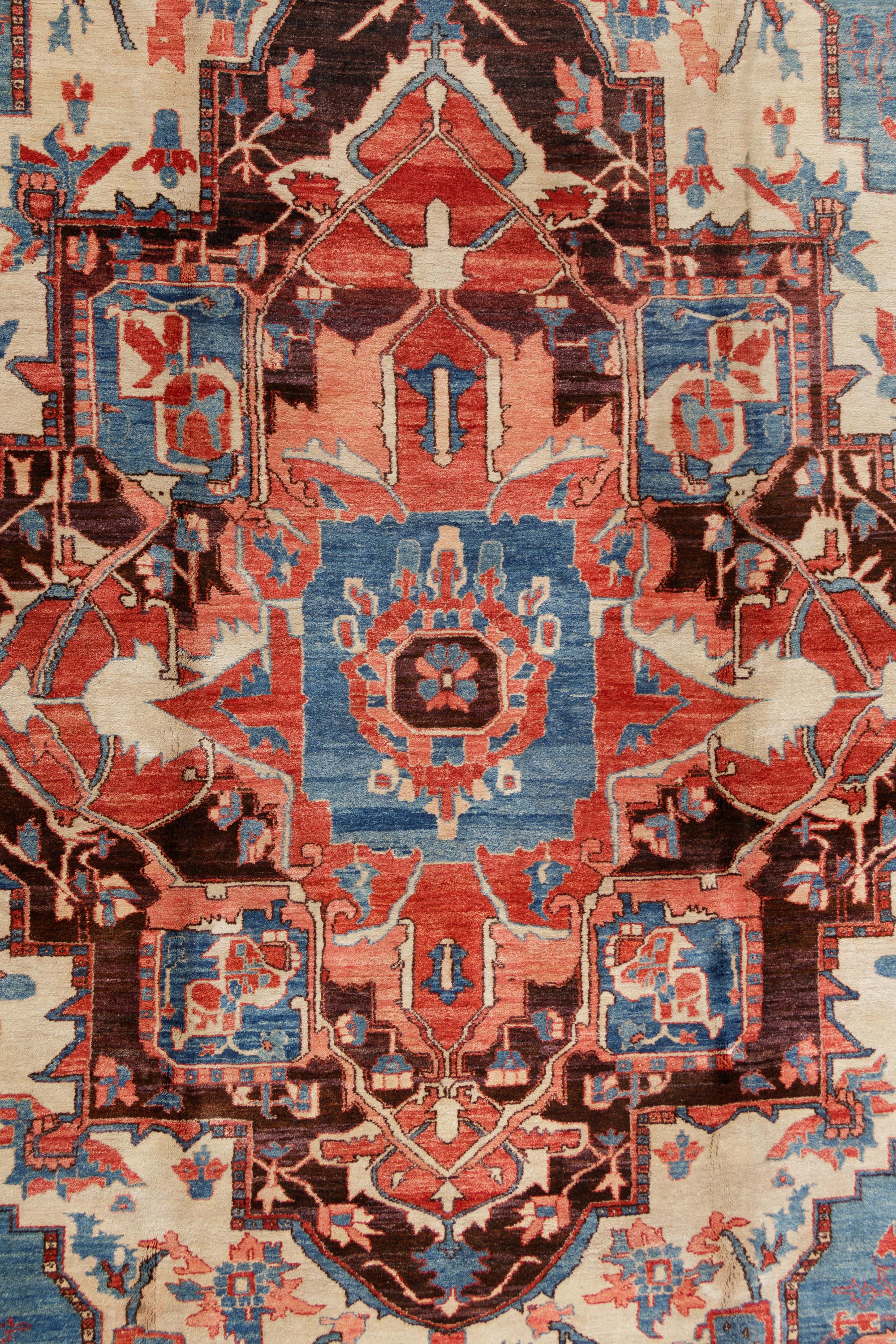 A Heriz Wool Rug