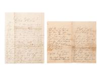 [CIVIL WAR] -- [UTAH TERRITORY] -- [MORMON]. Private Thomas B. Thompson letter archive, Co. D, 3rd Regiment, California Infantry, incl. Mormon and Native American content.