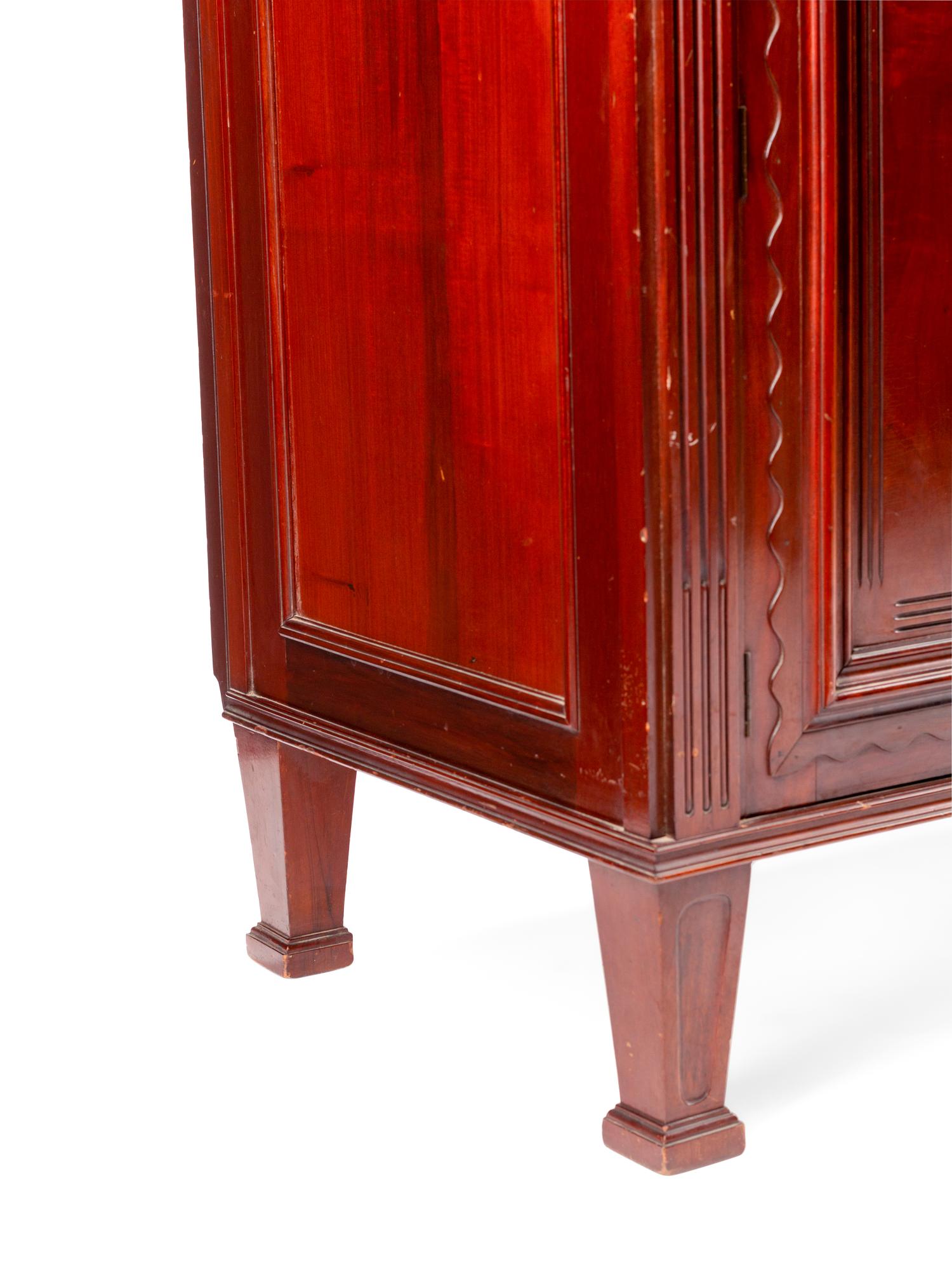 A Regency Brass Inlaid Cabinet