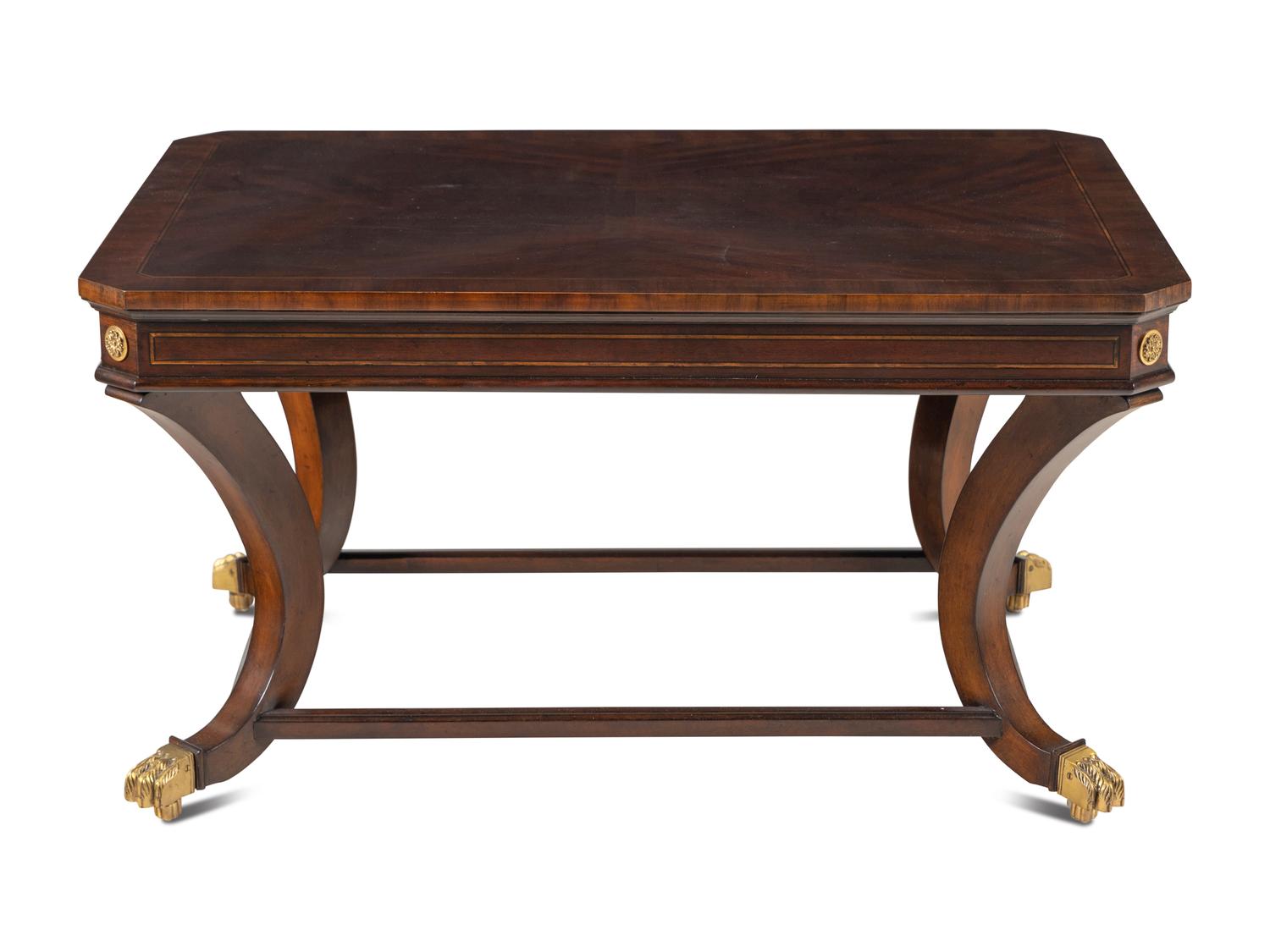 A Regency Style Mahogany Low Table
