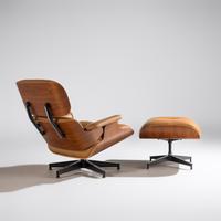 Charles and Ray Eames (American, 1907–1978 | 1913–1988) — 670 Lounge Chair and 671 Ottoman Herman Miller USA, designed 1956
