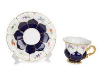 Eleven Meissen Porcelain Teacups and Saucers — PRIMARILY 20TH CENTURY