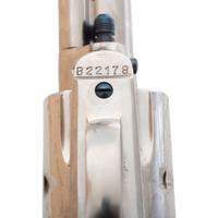 *Uberti-made Beretta Stampede Replica 7.5" Nickel Colt Bisley Revolver in .45 Colt