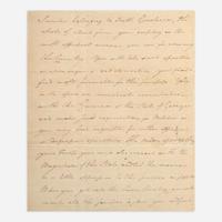 [American Revolution] Greene, Nathanael Autograph Draft Letter, signed