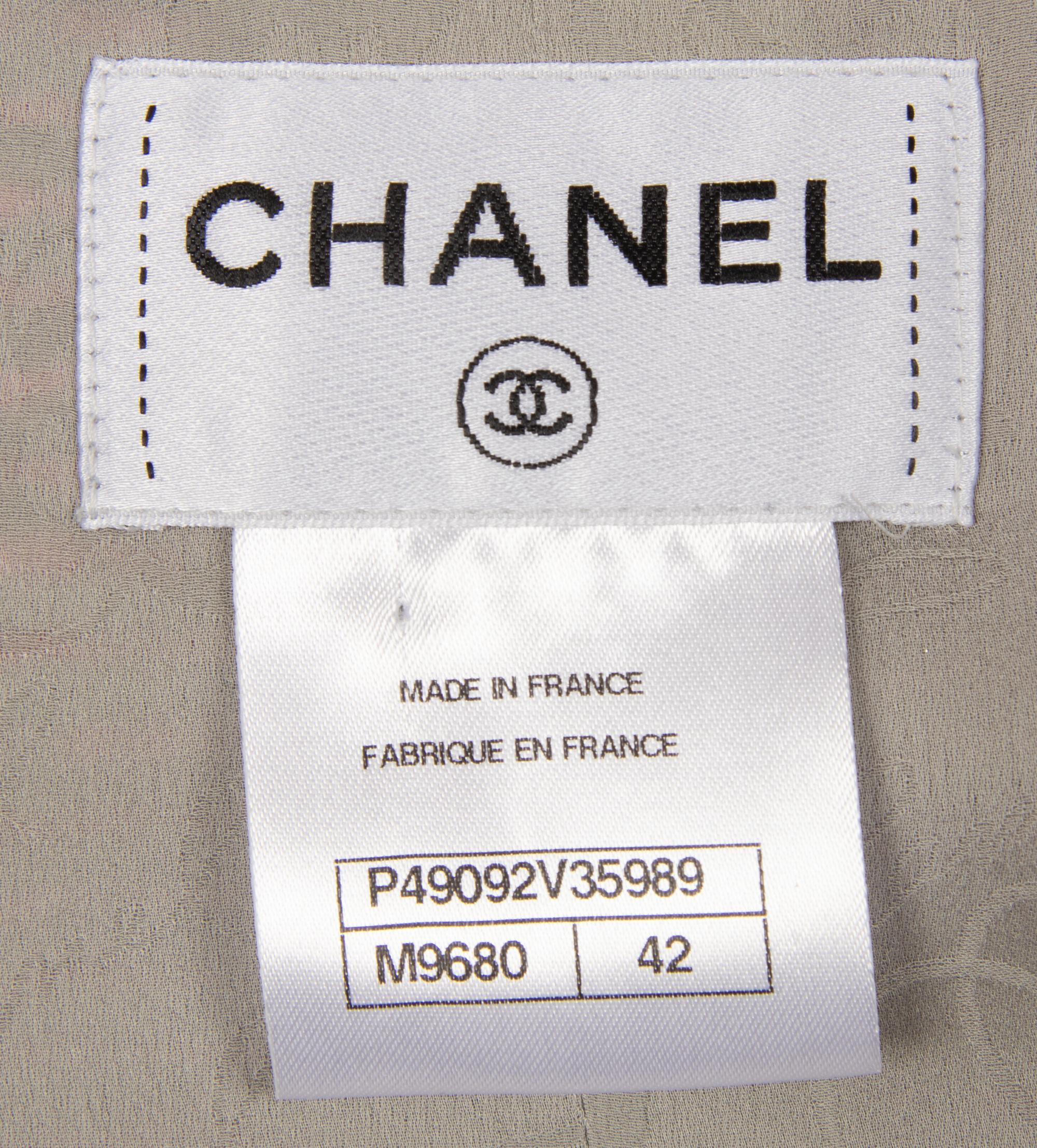 Chanel Silver Tweed Dress, 2010s