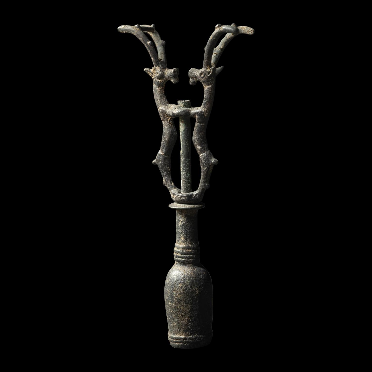 A Luristan Bronze Finial