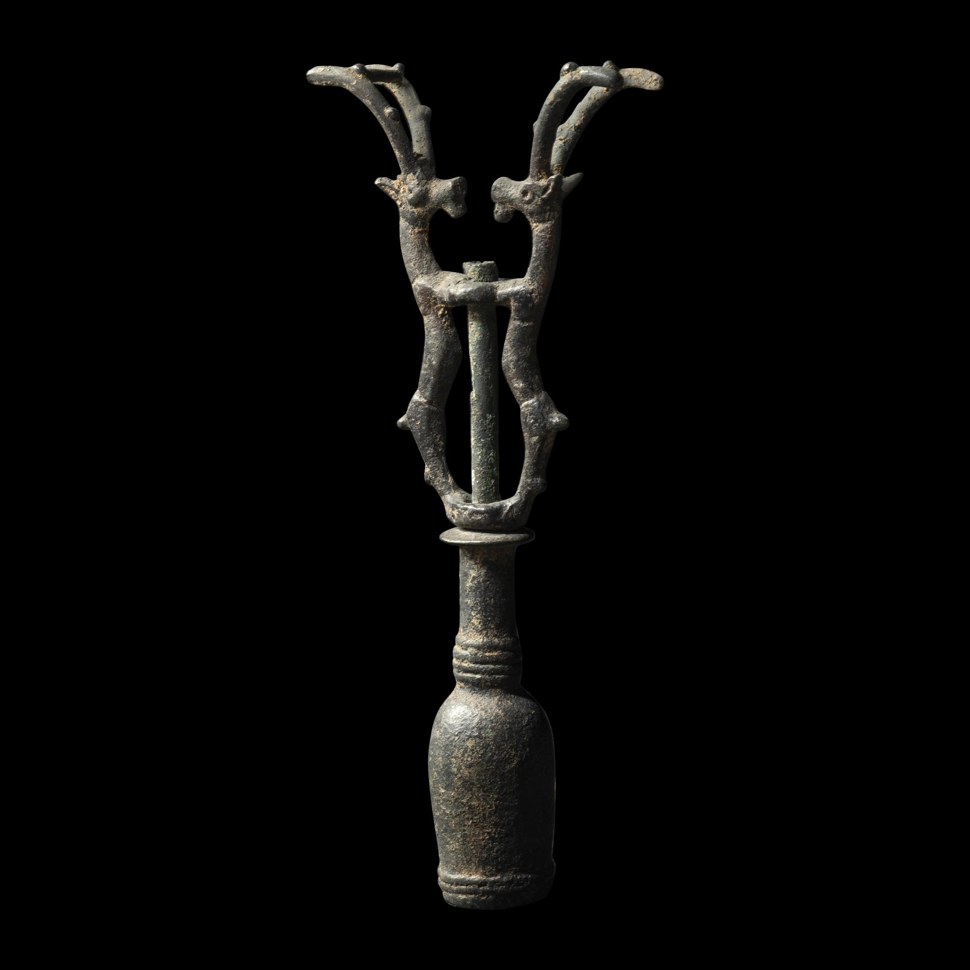 A Luristan Bronze Finial