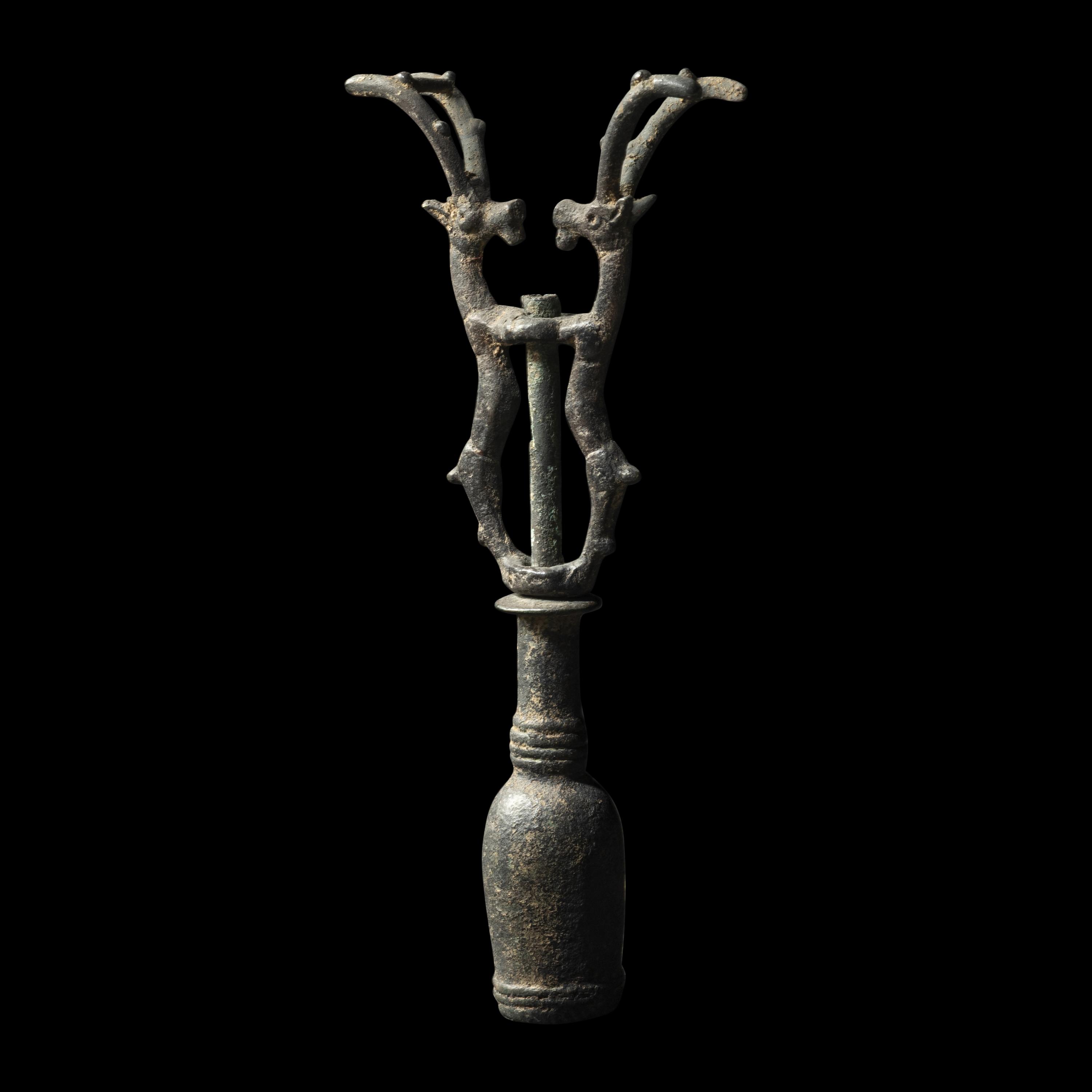 A Luristan Bronze Finial