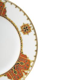 A Set of Six Kornilov Bros. Porcelain Dessert Plates