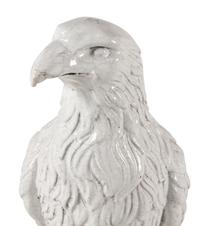 A Large Glazed Terra Cotta Model of an Eagle