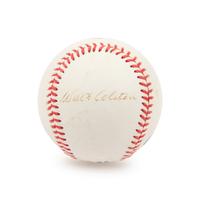 A Walter Alston Single Signed Autograph Baseball (JSA Letter)