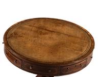 A Regency Mahogany Drum Table