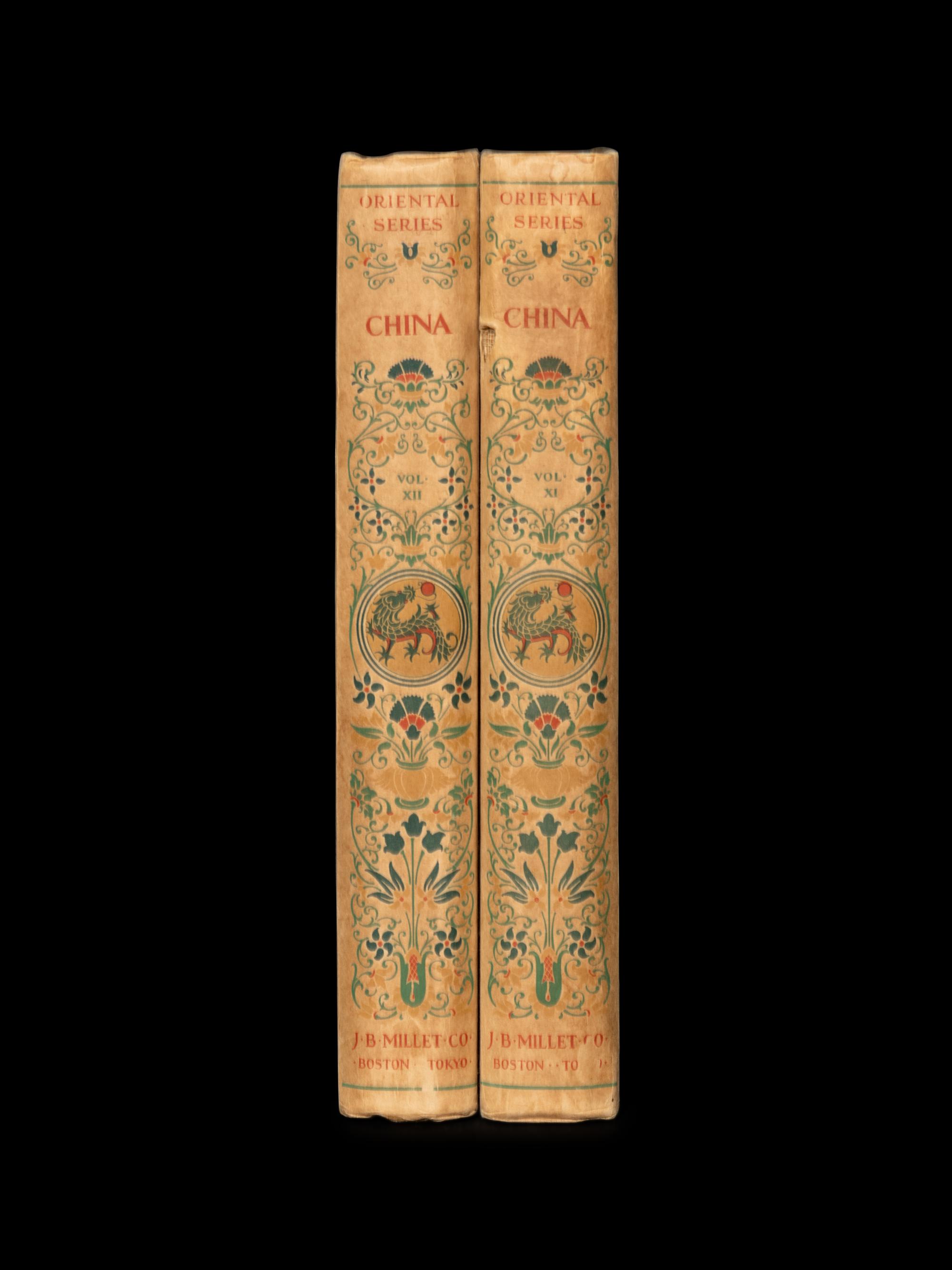 [THE ORIENTAL SERIES] BRINKLEY, Captain F. (1841-1912), et al. The Oriental Series. Boston and Tokyo, J.B. Millet Co., 1901-1910.