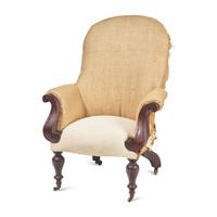 A Classical Carved Rosewood Armchair