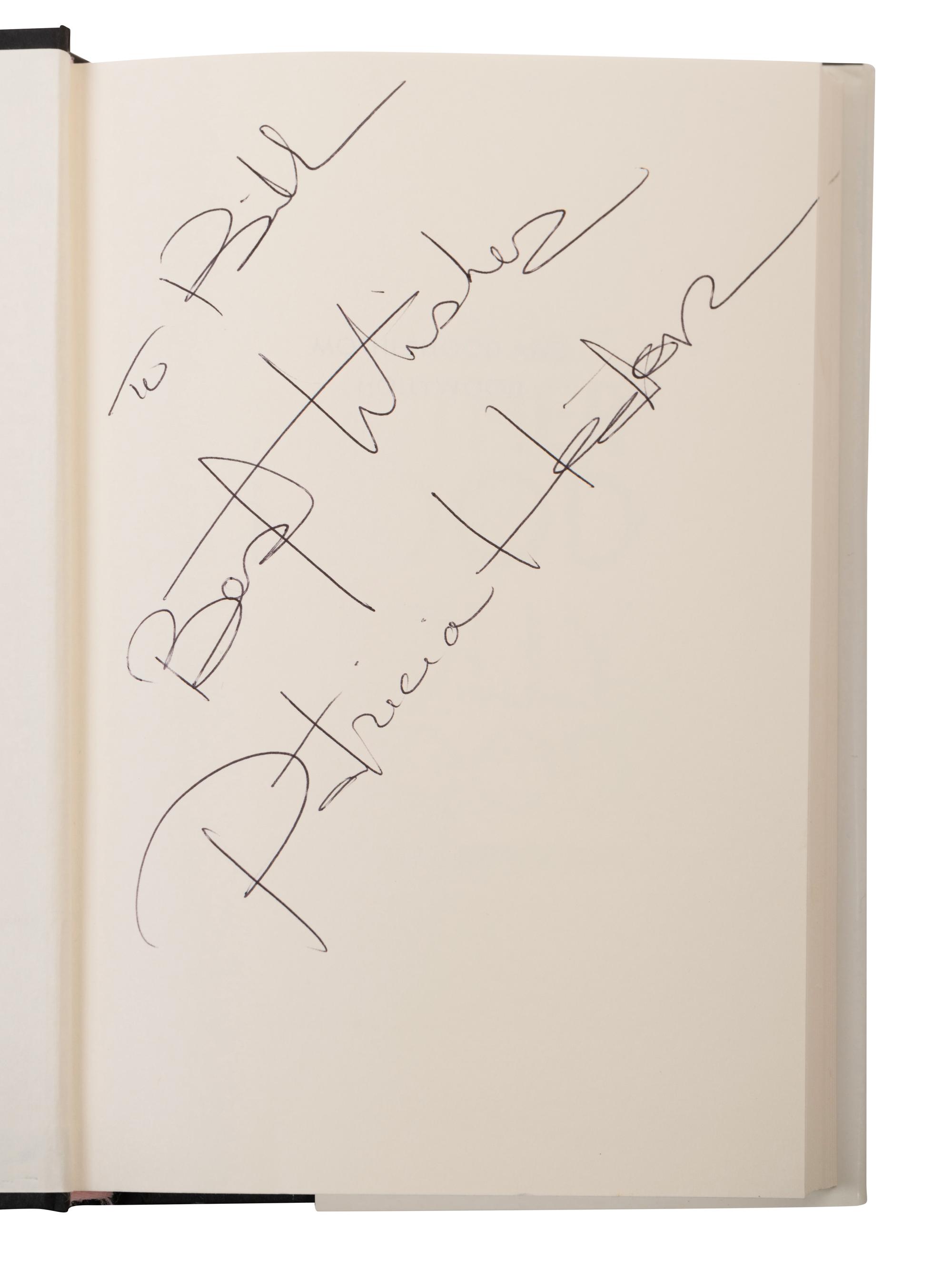(Celebrity Books) A group of 8 autographed books from movie and TV stars, comprising: