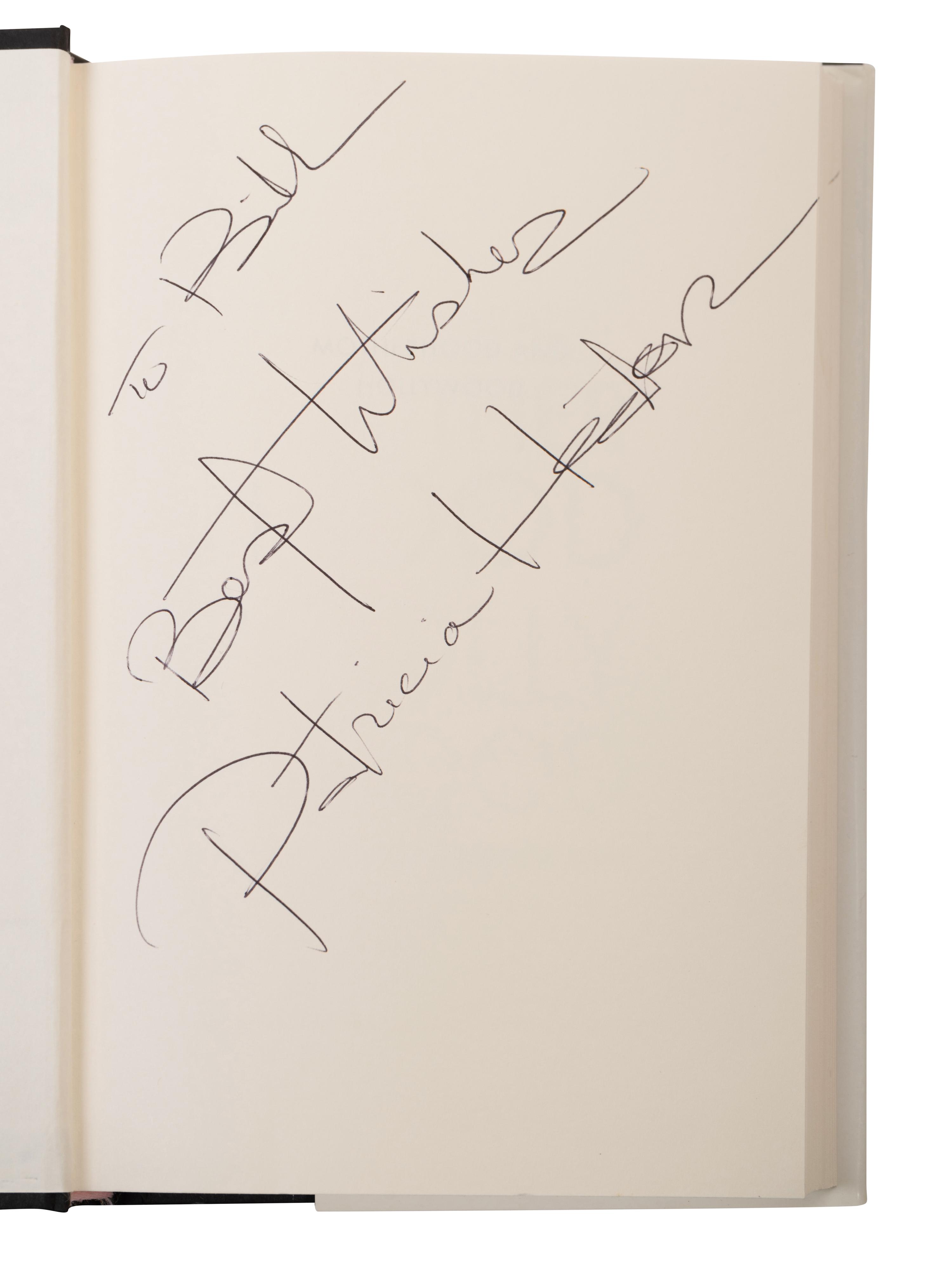 (Celebrity Books) A group of 8 autographed books from movie and TV stars, comprising: