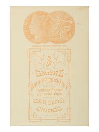 [EARLY PHOTOGRAPHY]. 4 promotional cabinet cards featuring portraits of children.