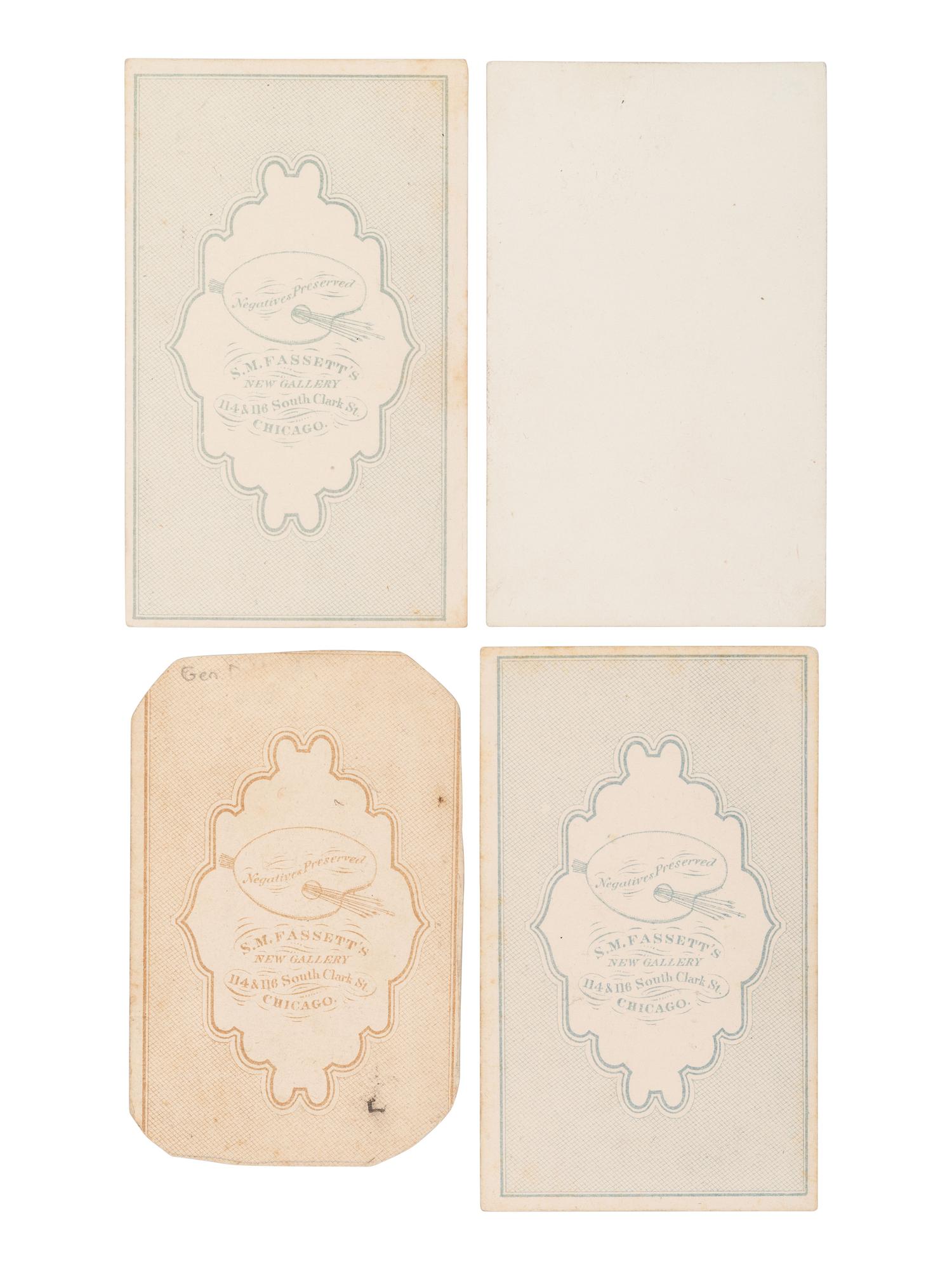 [LINCOLN, Abraham (1809-1865)]. CDVs featuring members of the honor guard that accompanied Lincoln's body from Washington, DC to Springfield, IL, & other key figures in charge of the funeral.