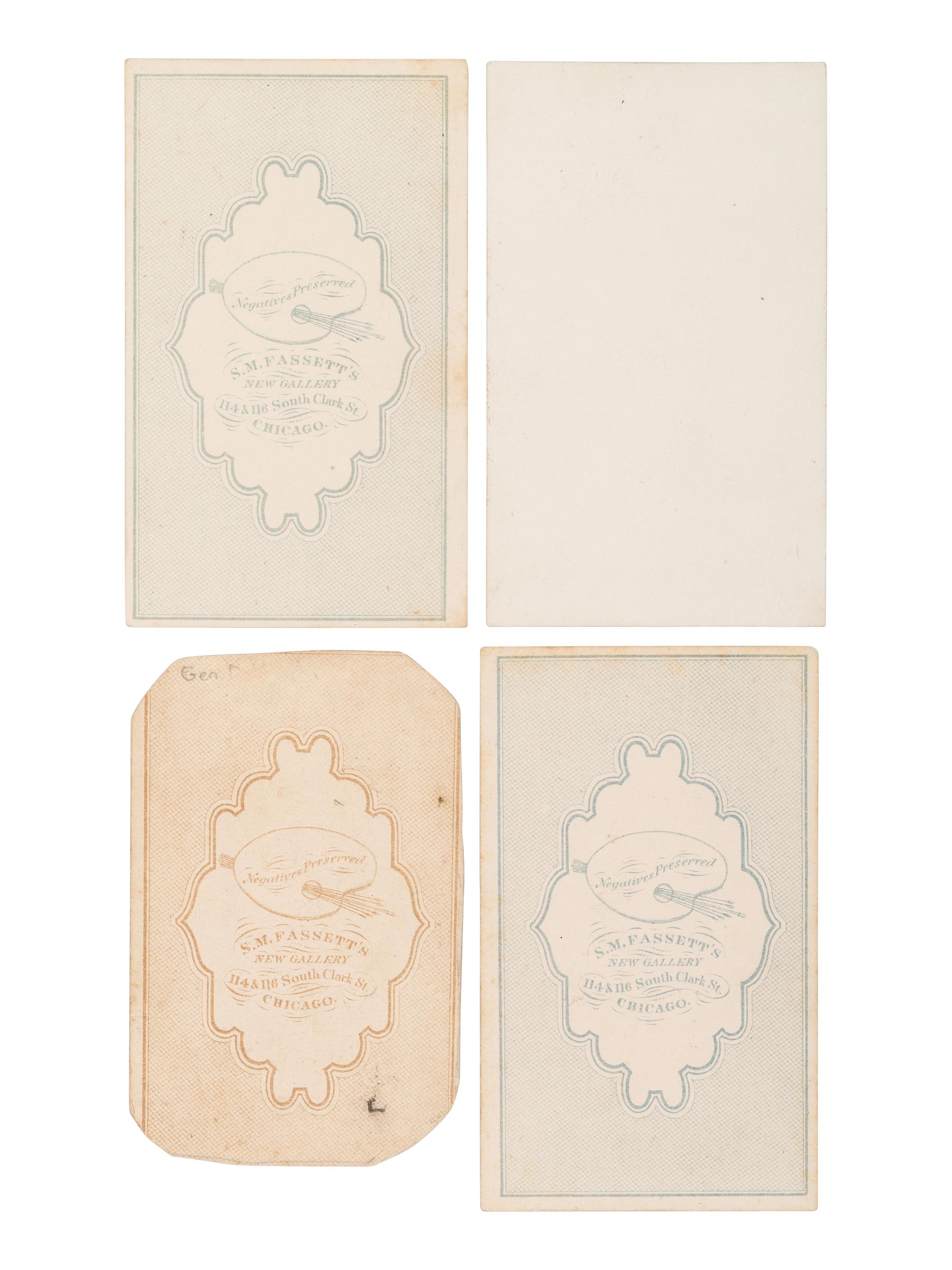 [LINCOLN, Abraham (1809-1865)]. CDVs featuring members of the honor guard that accompanied Lincoln's body from Washington, DC to Springfield, IL, & other key figures in charge of the funeral.