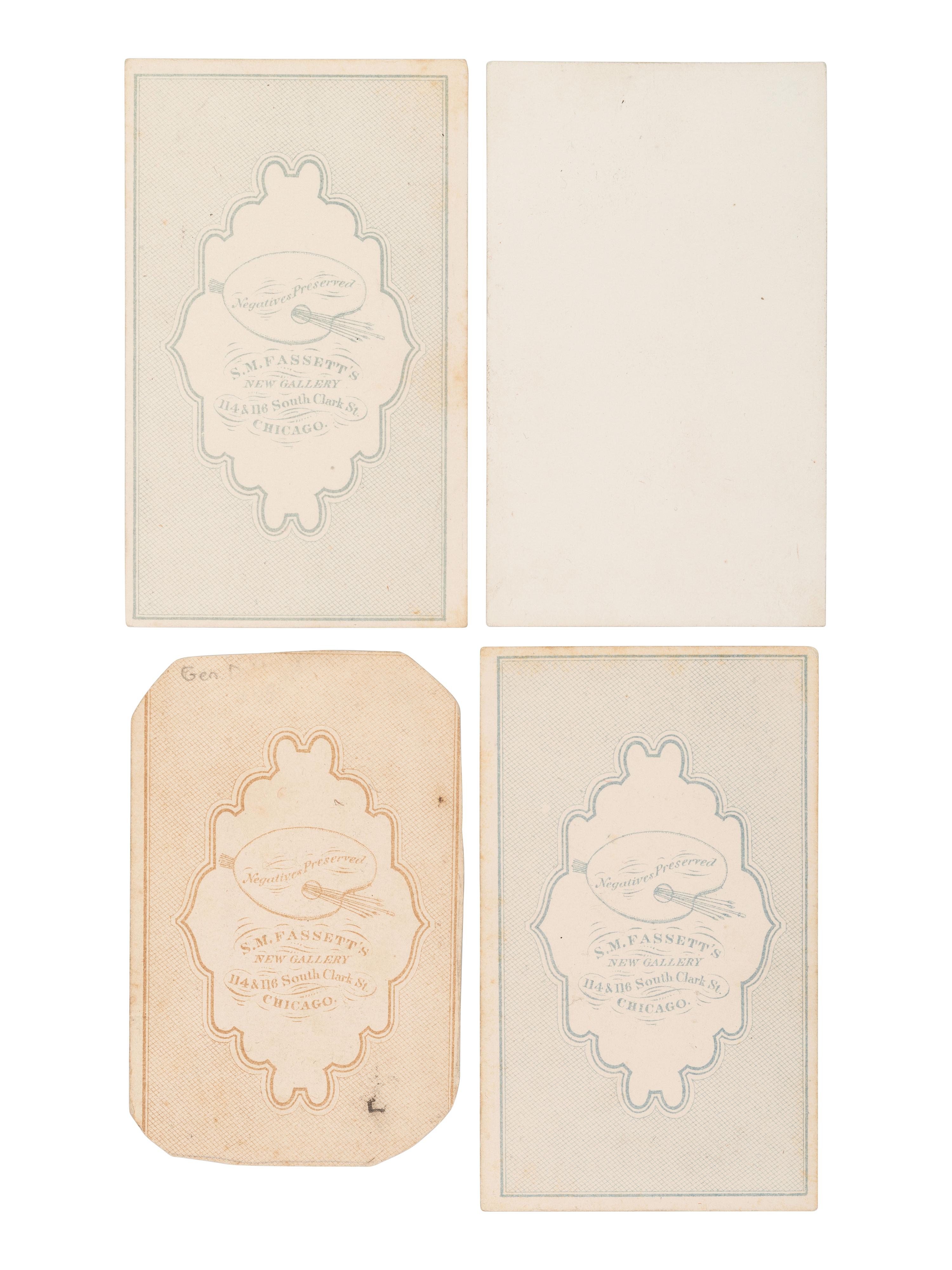 [LINCOLN, Abraham (1809-1865)]. CDVs featuring members of the honor guard that accompanied Lincoln's body from Washington, DC to Springfield, IL, & other key figures in charge of the funeral.