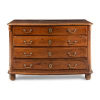 A French Provincial Walnut Chest of Drawers
