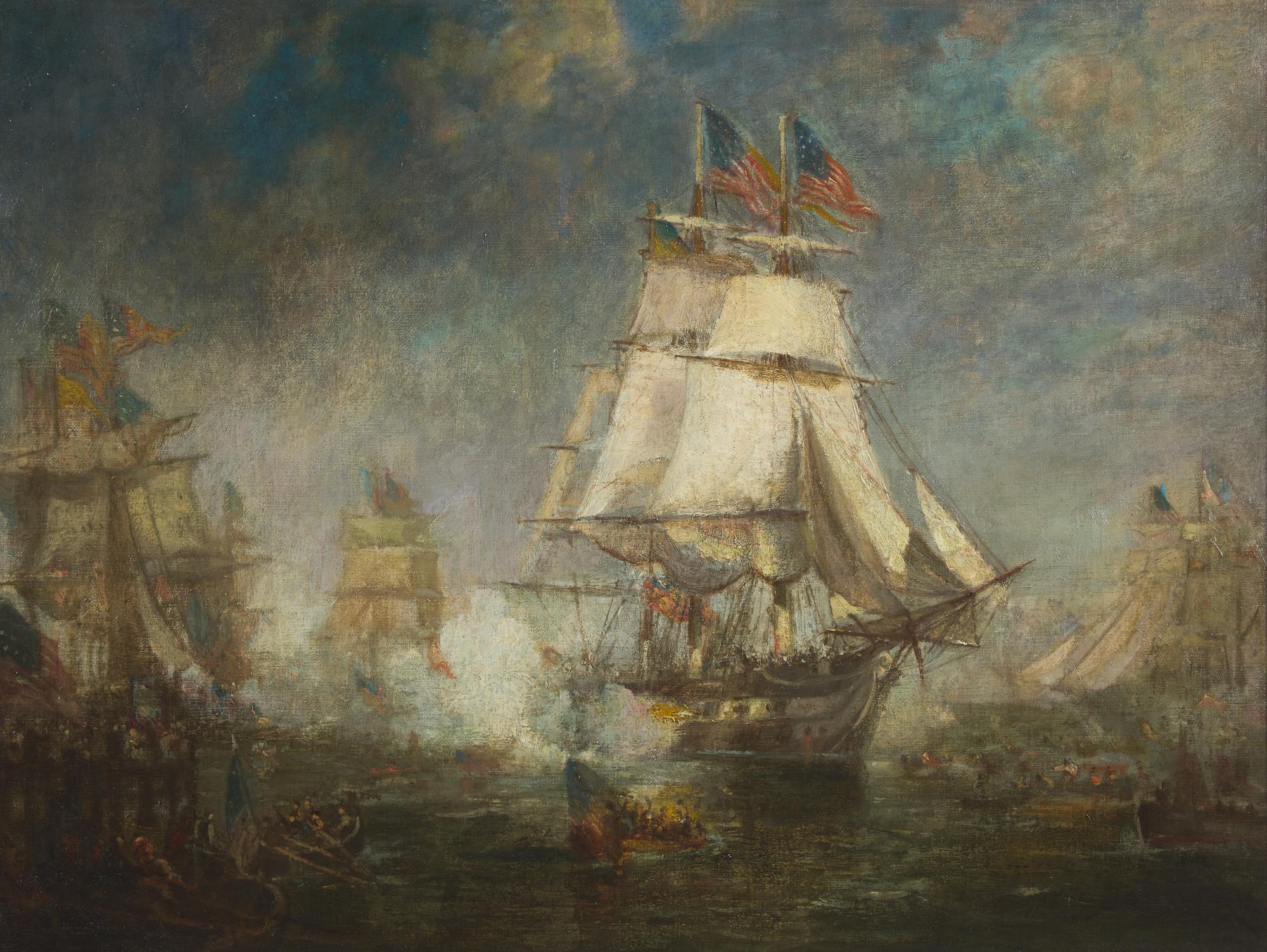 Attributed to Walter Franklin Lansil (1846 - 1925), Return of the Constitution