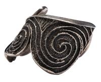Tufa Cast Silver Cuff, with Turquoise, Jet, Shell, Coral, and Lapis Inlay Lot is located and will ship from Denver, Colorado.