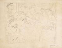 Pablo Picasso (Spanish, 1881-1973), Minotaure Caressant une Femme, from La Suite Vollard