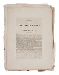 McKENNEY, Thomas and James HALL. History of the Indian Tribes of North America