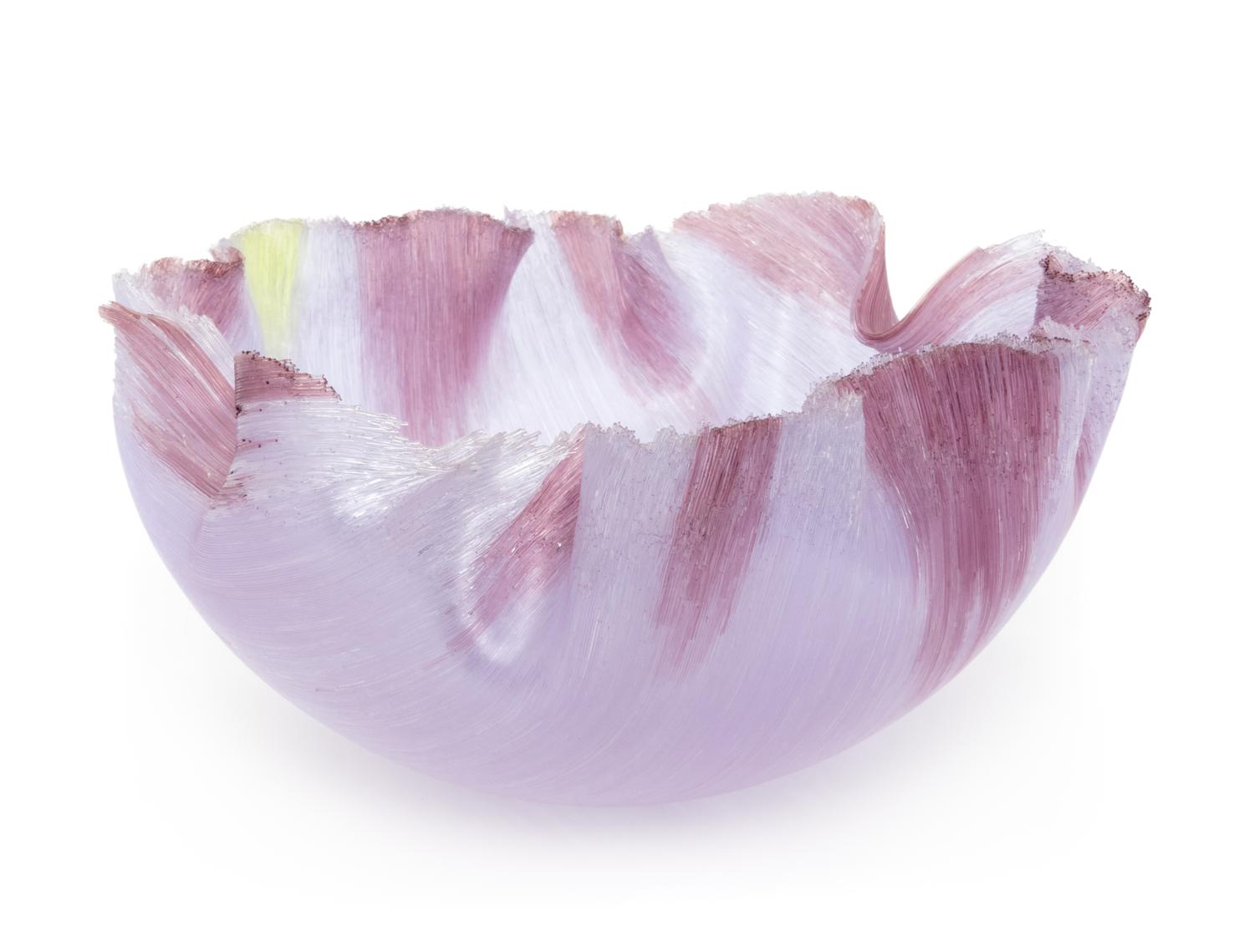 Lavender Bowl Form, from the Birds of Paradise Series