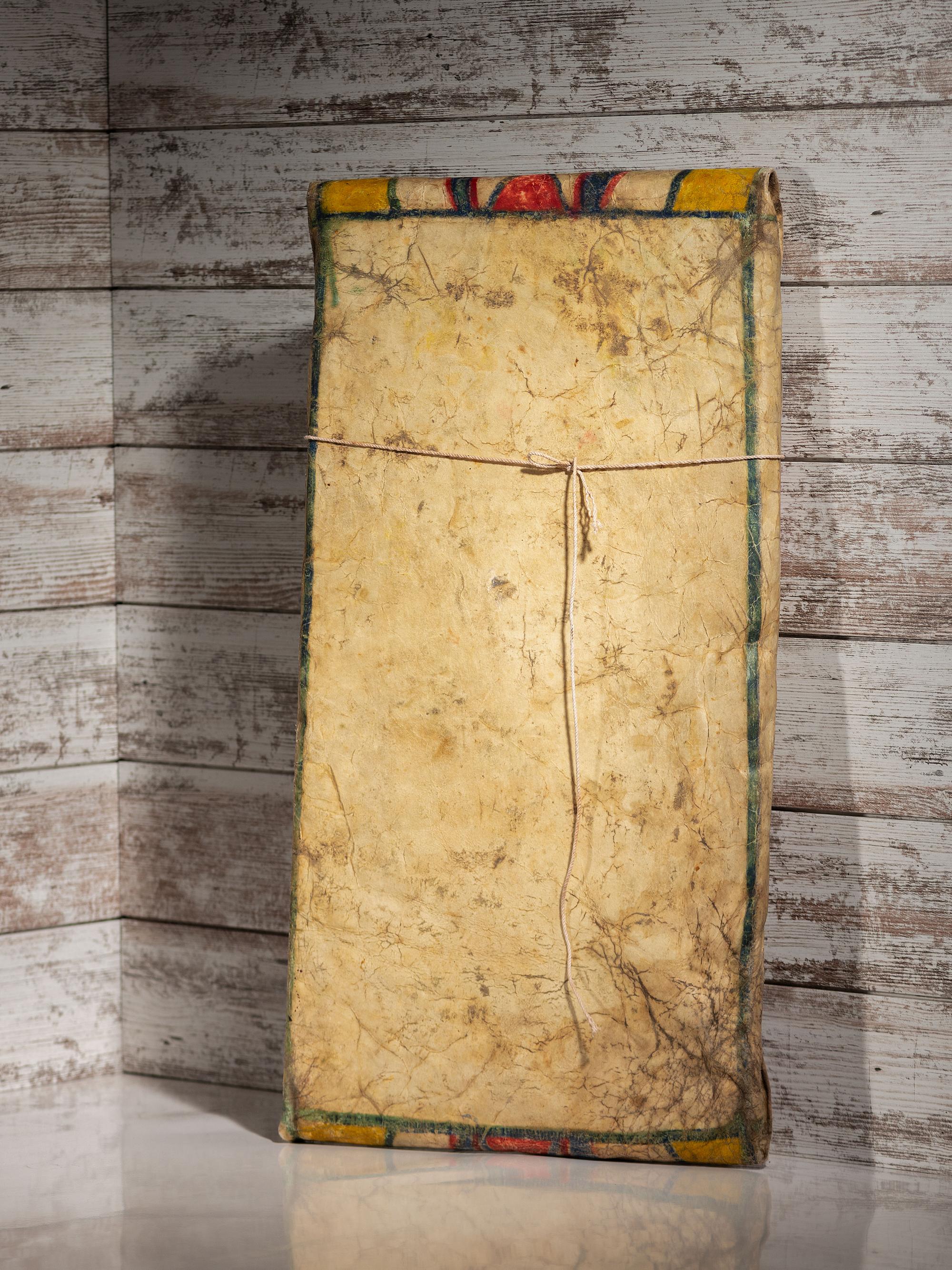 Apsáalooke (Crow) Painted Parfleche Envelope